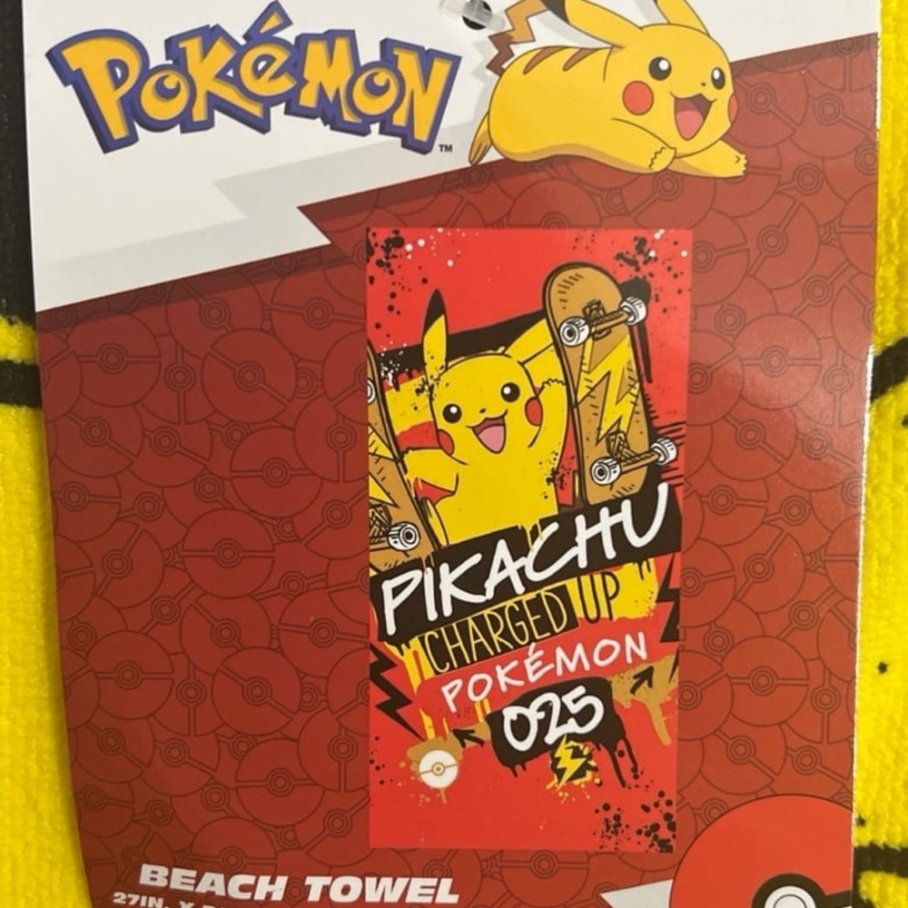 Pokémon (pikachu) beach towel